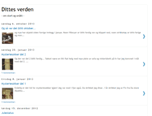 Tablet Screenshot of dittesverden.blogspot.com