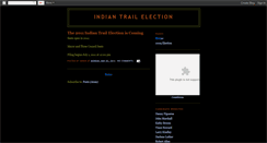 Desktop Screenshot of indiantrailelection.blogspot.com