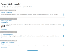 Tablet Screenshot of gamergalinsider.blogspot.com