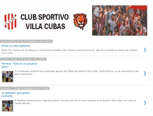 Tablet Screenshot of clubspvillacubas.blogspot.com