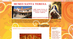 Desktop Screenshot of museosantateresa.blogspot.com