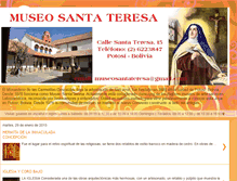 Tablet Screenshot of museosantateresa.blogspot.com