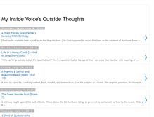 Tablet Screenshot of outsidethoughtsbsc.blogspot.com