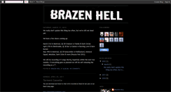 Desktop Screenshot of brazenhell.blogspot.com