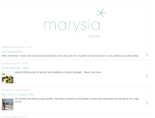 Tablet Screenshot of marysiaswim.blogspot.com