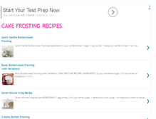 Tablet Screenshot of cakefrostingrecipes.blogspot.com