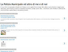 Tablet Screenshot of lapoliziamunicipale.blogspot.com