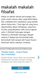 Mobile Screenshot of makalahfilsafat.blogspot.com