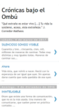 Mobile Screenshot of cronicasbajoelombu.blogspot.com