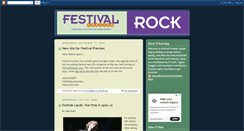 Desktop Screenshot of festivalpreviewrock.blogspot.com