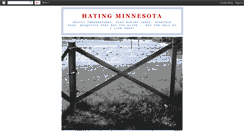 Desktop Screenshot of hatingminnesota.blogspot.com