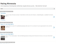 Tablet Screenshot of hatingminnesota.blogspot.com