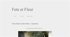 Desktop Screenshot of feteetfleur.blogspot.com