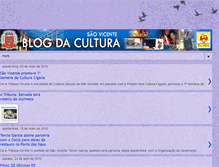 Tablet Screenshot of culturasaovicente.blogspot.com