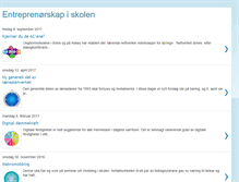 Tablet Screenshot of entreprenorskapiskolen.blogspot.com