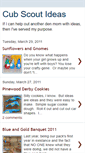 Mobile Screenshot of mycubscoutideas.blogspot.com