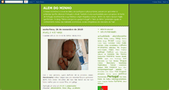 Desktop Screenshot of alemdominho.blogspot.com
