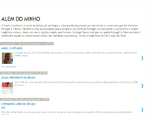 Tablet Screenshot of alemdominho.blogspot.com