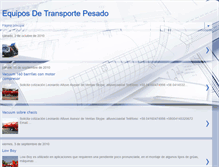 Tablet Screenshot of equiposdetransporte.blogspot.com