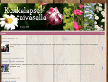 Tablet Screenshot of kukkalapset.blogspot.com