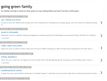 Tablet Screenshot of goinggreenfamily.blogspot.com