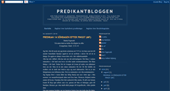 Desktop Screenshot of predikantbloggen.blogspot.com