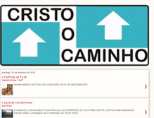 Tablet Screenshot of cristoocaminho.blogspot.com