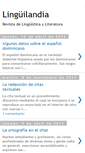 Mobile Screenshot of linguilandia.blogspot.com