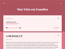 Tablet Screenshot of meuvicioemesmaltes.blogspot.com