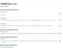 Tablet Screenshot of marketectsinc.blogspot.com