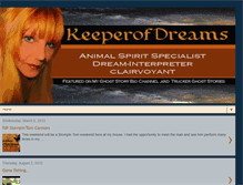 Tablet Screenshot of keeperdreams.blogspot.com