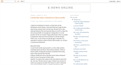 Desktop Screenshot of e-news-online.blogspot.com