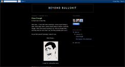 Desktop Screenshot of beyondbullshit.blogspot.com