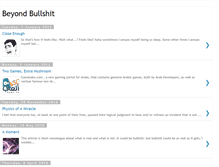 Tablet Screenshot of beyondbullshit.blogspot.com