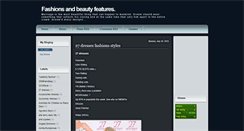 Desktop Screenshot of fashionandbeautyfeature.blogspot.com