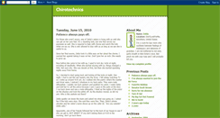 Desktop Screenshot of chirotechnics.blogspot.com