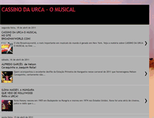 Tablet Screenshot of cassinodaurcamusical.blogspot.com