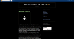 Desktop Screenshot of fabianlomio-canarias.blogspot.com