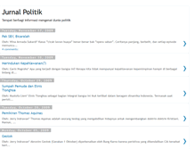 Tablet Screenshot of jurnal-politik.blogspot.com