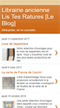 Mobile Screenshot of librairie-listesratures.blogspot.com