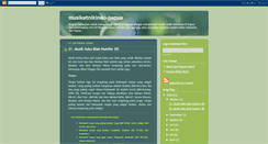 Desktop Screenshot of musiketnikindo-papua.blogspot.com
