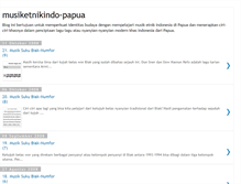 Tablet Screenshot of musiketnikindo-papua.blogspot.com