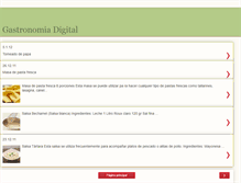 Tablet Screenshot of gastronomiadigital.blogspot.com