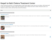 Tablet Screenshot of gthhaiticholeraclinic.blogspot.com