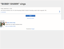 Tablet Screenshot of bobbyshawnsings.blogspot.com