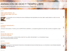 Tablet Screenshot of animaciondeocioytiempolibre.blogspot.com