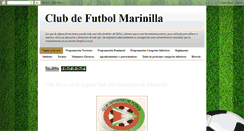 Desktop Screenshot of clubdefutbolmarninilla.blogspot.com