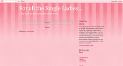 Desktop Screenshot of forallthesingleladies.blogspot.com