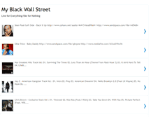 Tablet Screenshot of myblackwallstreet.blogspot.com