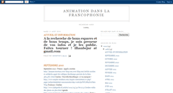 Desktop Screenshot of francophonie-animation.blogspot.com